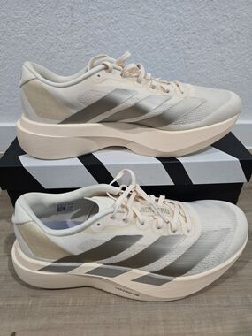 Adidas Women’s Adizero Lightweight Lace-Up Running Shoes in Cream